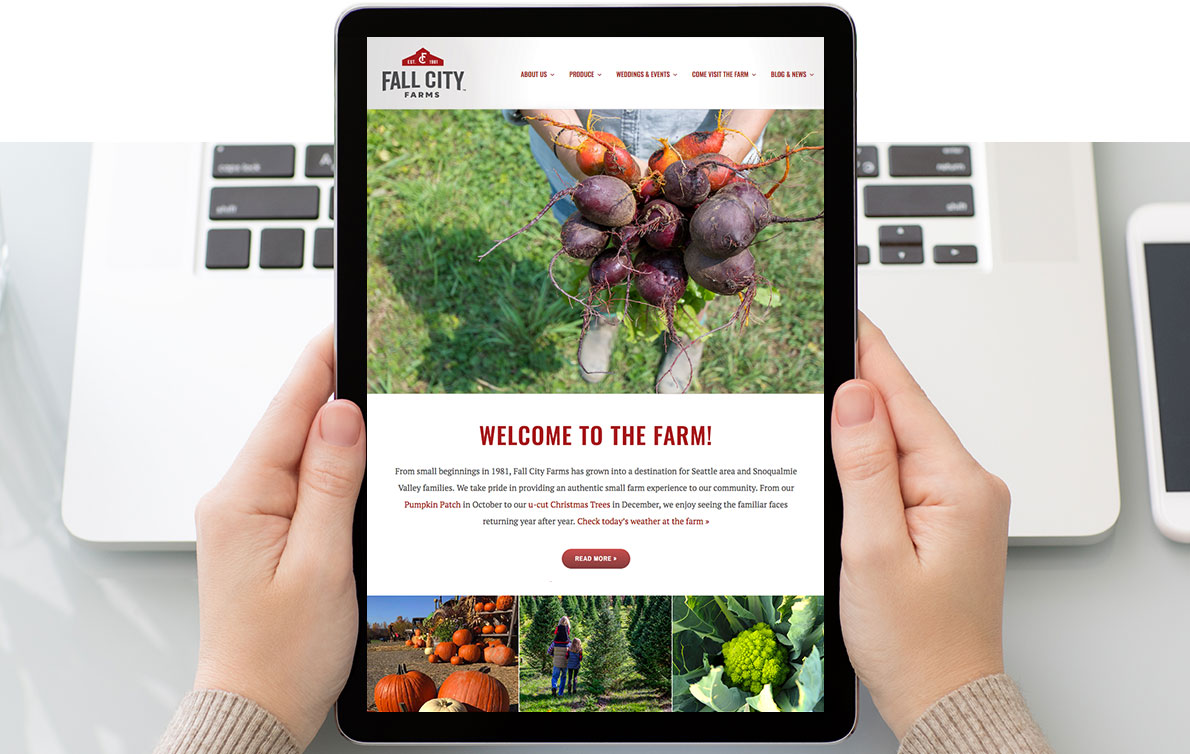 Fall City Farms Responsive Website
