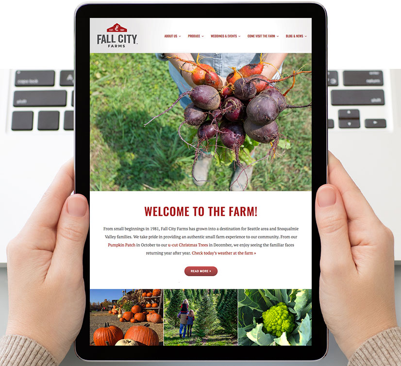 Fall City Farms Responsive Website