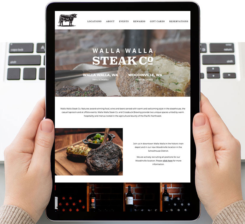 Walla Walla Steak Co Website
